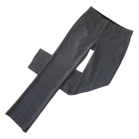 Theory Pants - NWT THEORY Emery in Urban Charcoal Stretch Wool Trouser Pants 10 x 35 ½ $275